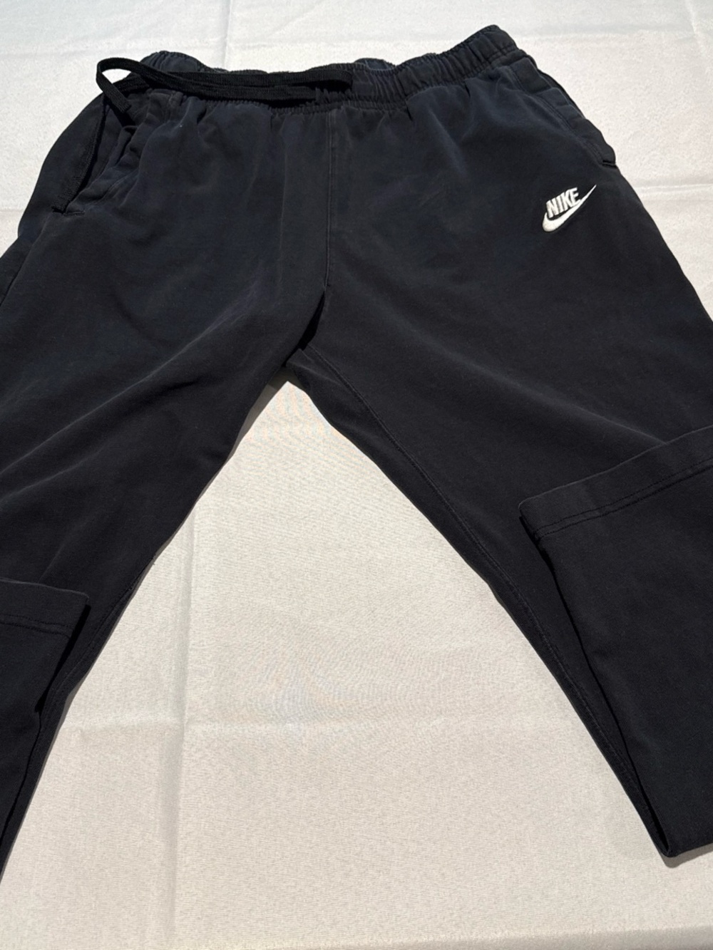 Nike Black joggers Pants with White Swoosh
